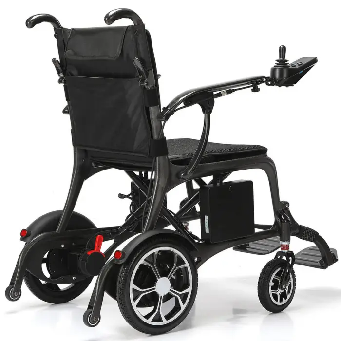 2024 Best Selling Luxury Carbon Fiber Auto Folding Portable Lightweight Modern New Electric Wheelchair for the Disabled — image 2