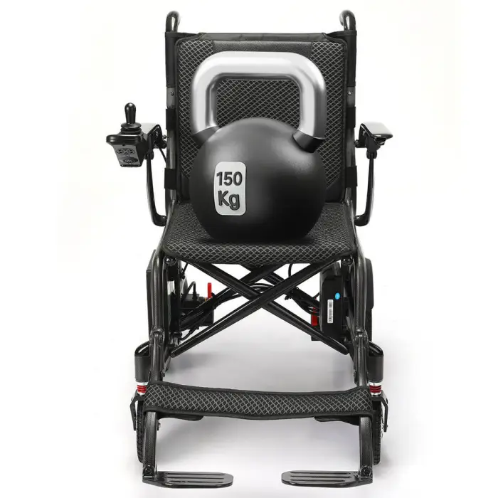 2024 Best Selling Luxury Carbon Fiber Auto Folding Portable Lightweight Modern New Electric Wheelchair for the Disabled — image 5