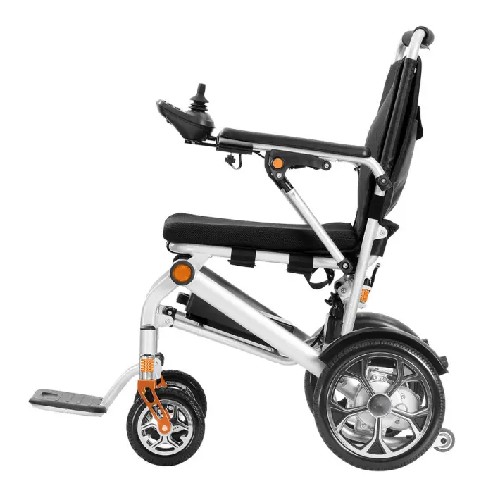 2026 Support Customize Service Aluminum Alloy Intelligent Wheel Chair Quick Folding Portable Electric Wheelchair — image 3