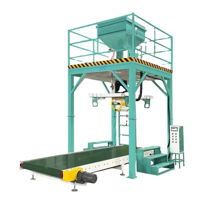 1000kg 1500kg Bulk Bag Weighting Loading Machine Multi-function Feed Sand Wood Chips Plastic Pellet Big Bag Packing Machine — image 2