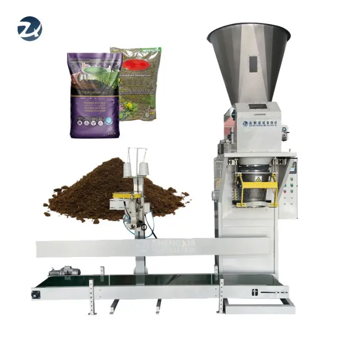 Multi-Function 5kg 15kg 50kg Soil Compost Organic Packaging Machine Sand Gravel Stone Weighing 25kg Fertilizer Packing Machine — image 5