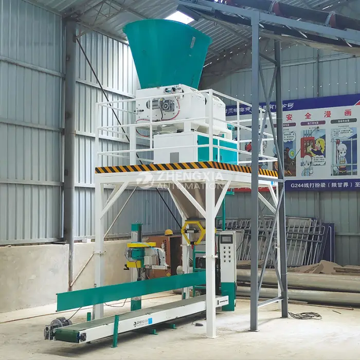 Customized 15kg 50kg Soil Organic Fertilizer Packing Machine Rice Seed Automatic 25kg Sand Packing Machine — image 2