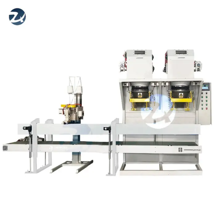 Customized 15kg 50kg Soil Organic Fertilizer Packing Machine Rice Seed Automatic 25kg Sand Packing Machine — image 4