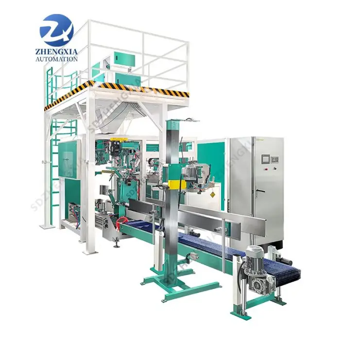 Automatic 20kg 25kg 30kg 50kg Rice Fertilizer Granules Wheat Soybeans Multi-functional Packaging Machine — image 2