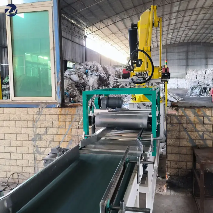 Automatic 25kg 50kg Bag Palletizer Machine Cement Bag High Speed Robot Arm Palletizing System — image 2