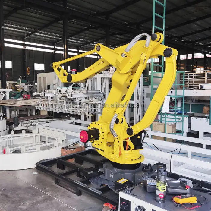 Automatic 25kg 50kg Bag Palletizer Machine Cement Bag High Speed Robot Arm Palletizing System — image 4