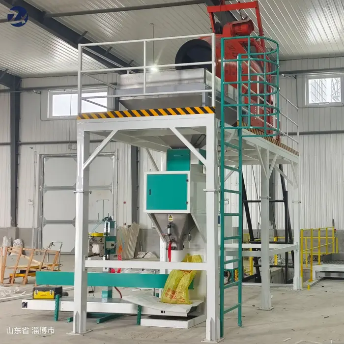 5-50kg Semi Automatic Granule Bagging Machine with Conveyor Sewing Machine Quantitative Poultry Feed Packing Machine — image 3