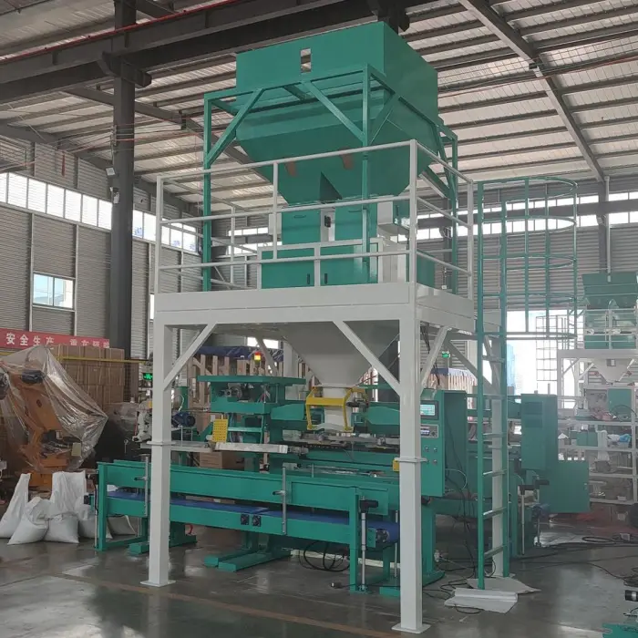 Granular Packing Machine10kg 30kg 50kg Corn Sugar Soil Sewing Weighting Sealing Filing Machine Rice Sand Packaging Machines — image 5