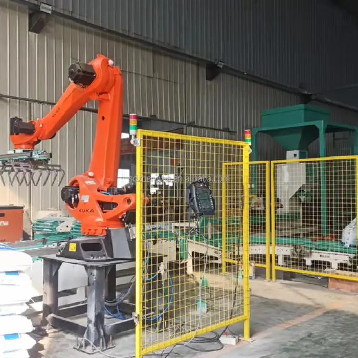 Robot Automatic Bag Breaking Machine Automatic Plastic Granules Chemical Powders Cement Bag Unloading Unpacking Machine — image 2