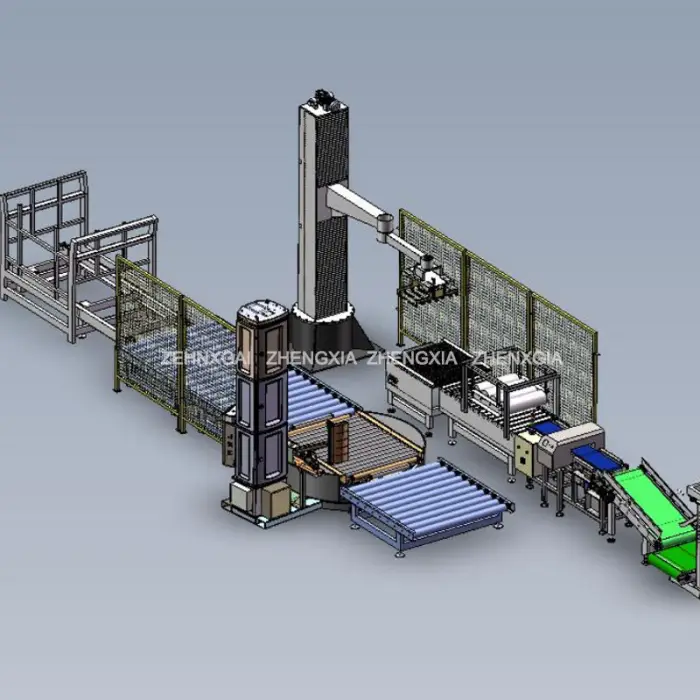 Automatic Carton Bag Palletizing Machine Industrial Stacking Robot Single Column Palletizer — image 2