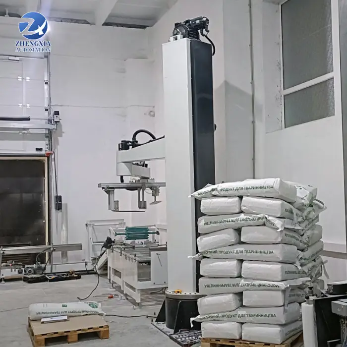 Automatic Carton Bag Palletizing Machine Industrial Stacking Robot Single Column Palletizer — image 4