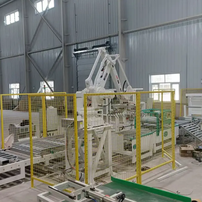 Customize Palletizing System Project for 25kg 50kg Bag Carton Case KAWASAKI Robot Palletizing Machine Robot Palletizer — image 6