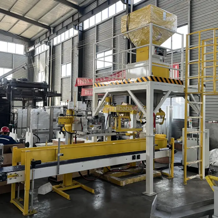 5-50kg Animal Food Grain Bean Nuts Wheat Corn Wood Pellet Packing Machine Rice Seed Automatic Bags Sewing Packing Machine — image 5