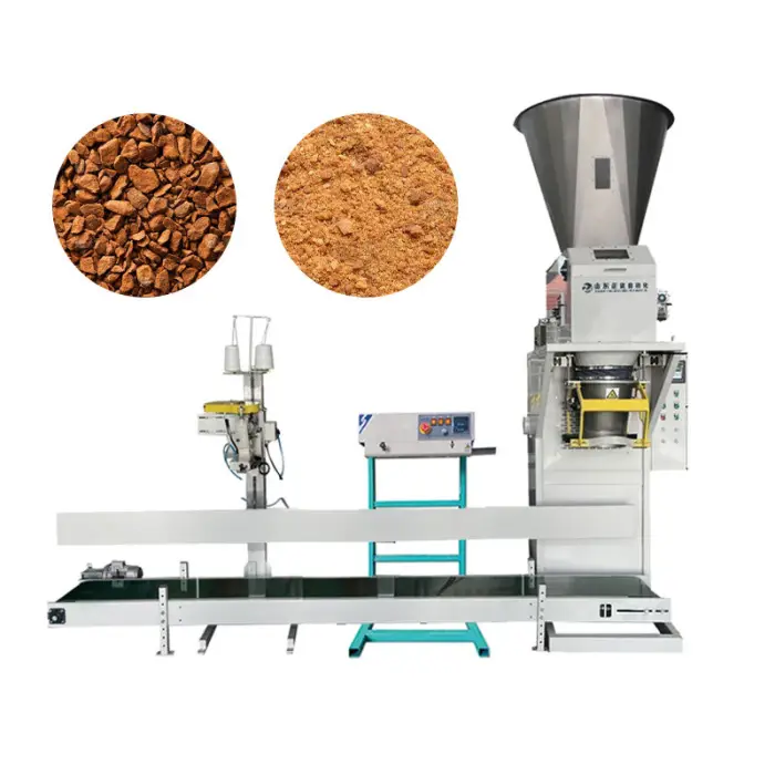 Multifunctional 5kg 50kg Compost Organic Bagger Sand Gravel Stone Weighing 25kg Fertilizer Garlic Onion Packing Machine — image 2