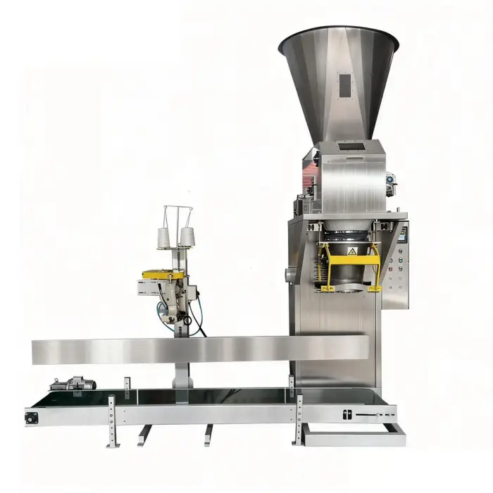 Multifunctional 5kg 50kg Compost Organic Bagger Sand Gravel Stone Weighing 25kg Fertilizer Garlic Onion Packing Machine — image 4