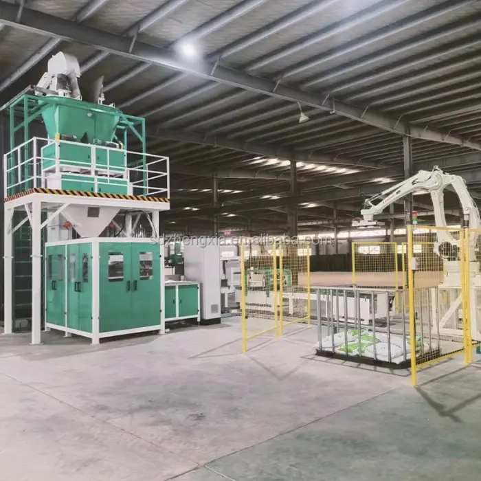 Fully Automatic Rice Fertilizer Wood Corn Pellet Sand 10kg 50kg Packaging Sealing Machine Seed Bean Wheat Coffee Packing Machine — image 3