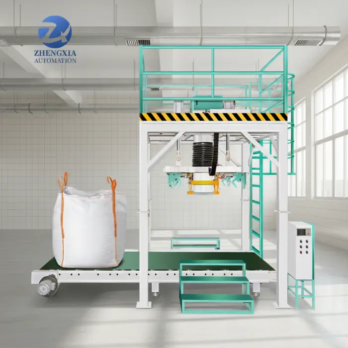 Jumbo Bag Packing Machine Big Bag Filling System Pack Wood Pellets Rice Seed Wheat Hust in Big Ton 1000kg Bags Packing Machine — image 2