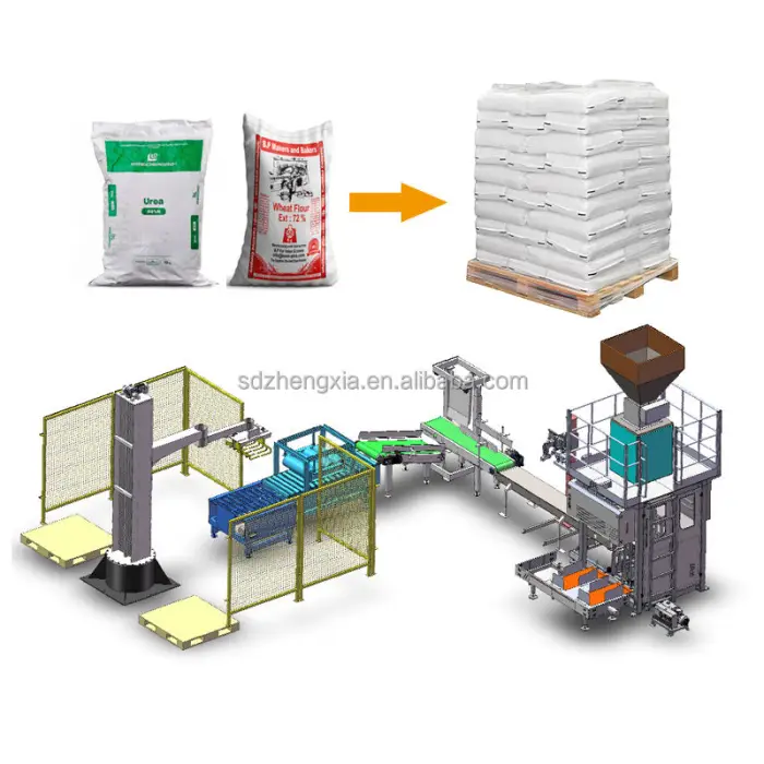 Automatic 20kg 25kg 30kg 50kg Rice Wooden Pellets Wheat Sand Plastic Pellets Weighing Filing Packaging Machine — image 2