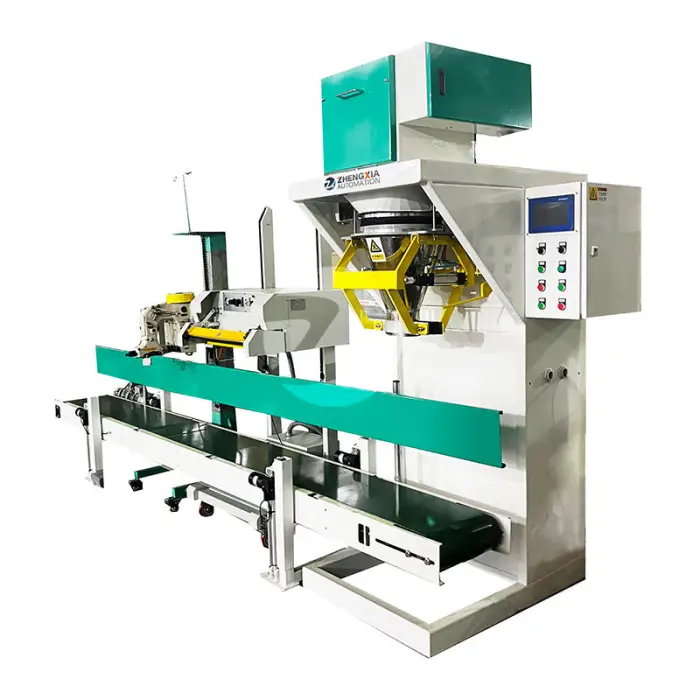 Semi Automatic Hopperless Granule Weighing Packing Machine for Rice Grain Seed — image 5