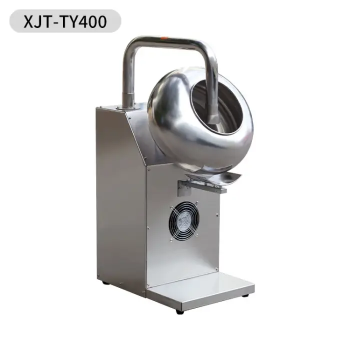Commercial Stainless Steel Sugar Coating Machine for Candy Chocolate Nuts Tablets Seed Coating Candy Coater — image 3