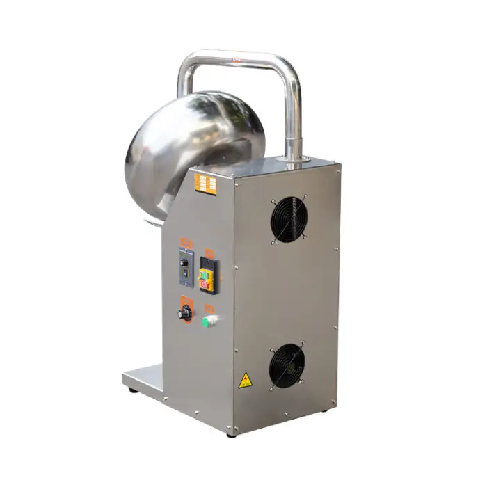 Commercial Stainless Steel Sugar Coating Machine for Candy Chocolate Nuts Tablets Seed Coating Candy Coater — image 6
