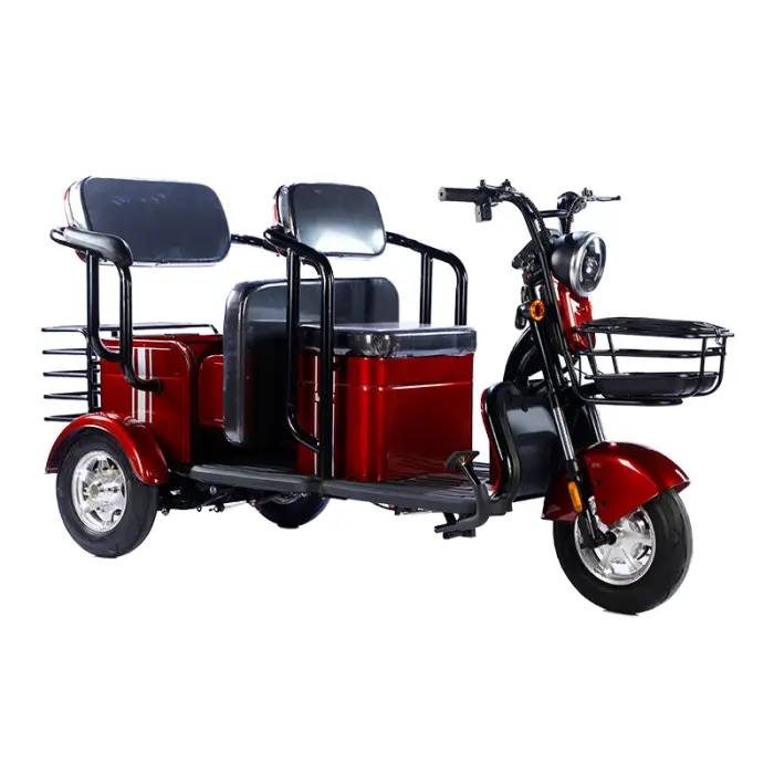 New Arrival 1000 W Brushless Electric Tricycle EEC Electric Scooter with Open Body 60v Solar Steel Frame 3 Wheels — image 6