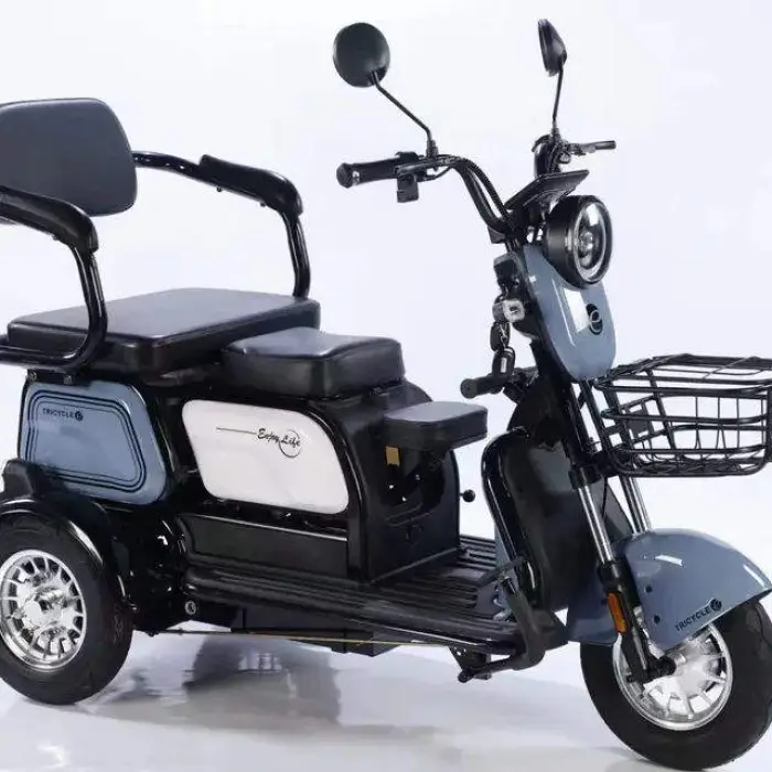 Elderly Suitable for Parents and Ladies to Use for Child Transportation Has a Long Battery Life Electric Tricycle — image 2