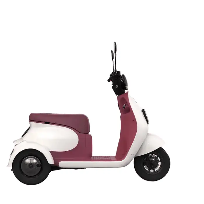 Spacious Seats 3 Wheels 3 Speed 48V 13.4Ah Adult Electric Scooter Tricycle with Brushless Motor Carbon Steel Frame — image 2