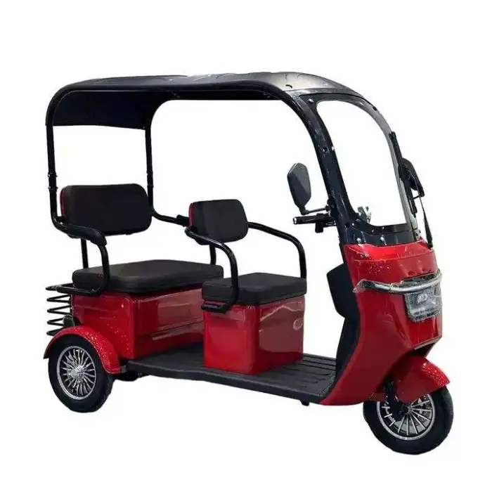 Best-selling Open Taxi Motorized Tricycle Electric Motorcycle 2025 Low-priced 3 Wheels 600W Brushless Motor — image 2