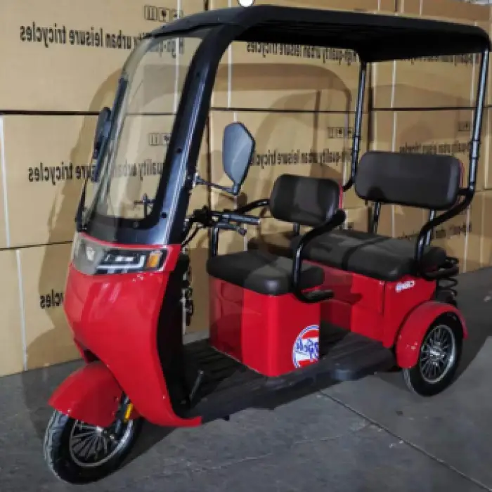 Best-selling Open Taxi Motorized Tricycle Electric Motorcycle 2025 Low-priced 3 Wheels 600W Brushless Motor — image 6