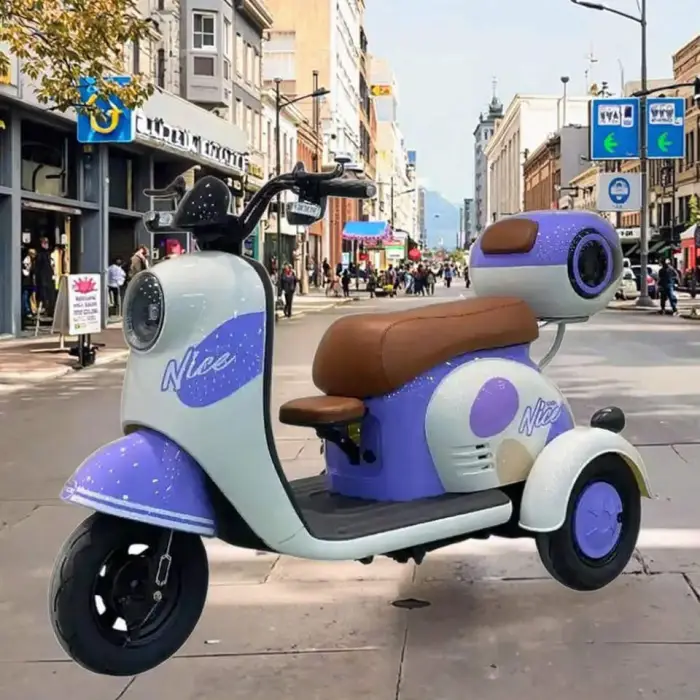 48V Electric Tricycles for Adults 3 Wheels Steel Frame Rear Hub Motor 3 Speed Fashionable Urban Commuting Reasonable Prices — image 2