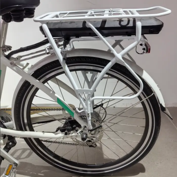 350W Lithium Battery Green Urban Electric Bicycle Ladies' Electric Bicycle — image 3