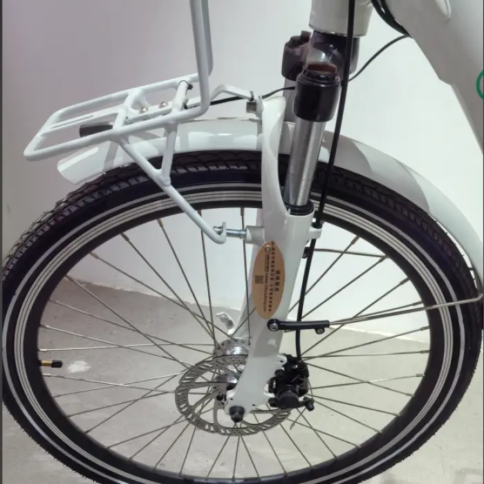 350W Lithium Battery Green Urban Electric Bicycle Ladies' Electric Bicycle — image 5