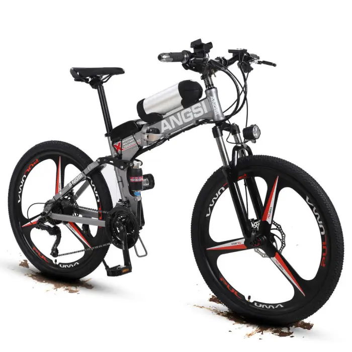 Cheaper Version Electric Mountain Bike Rear Hub Motor Disc Brake Sport 60 km Range Lithium Battery Brushless Motor — image 2