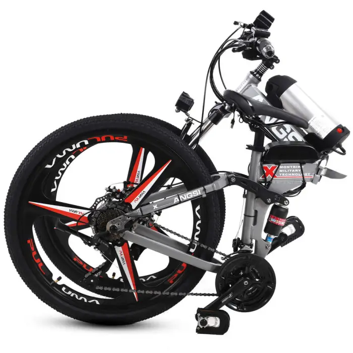 Cheaper Version Electric Mountain Bike Rear Hub Motor Disc Brake Sport 60 km Range Lithium Battery Brushless Motor — image 3