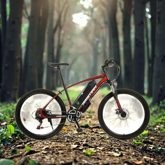 Fully Suspended Dual E-MTB Electric Mountain Bike 500W 48V Lithium Battery-Powered Aluminum Alloy Frame Brushless Motor Ebike — image 2