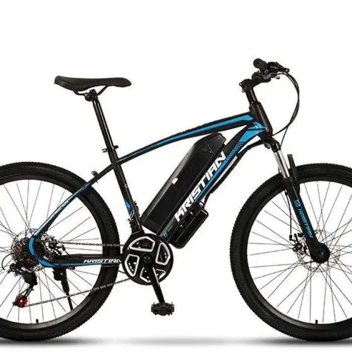Fully Suspended Dual E-MTB Electric Mountain Bike 500W 48V Lithium Battery-Powered Aluminum Alloy Frame Brushless Motor Ebike — image 6