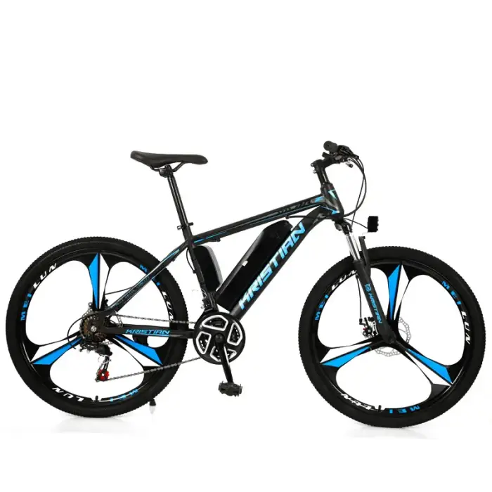 7 Speed Sport Electric Mountain Bicycle Aluminum Frame 250-500W Brushless Motor Ebike — image 3