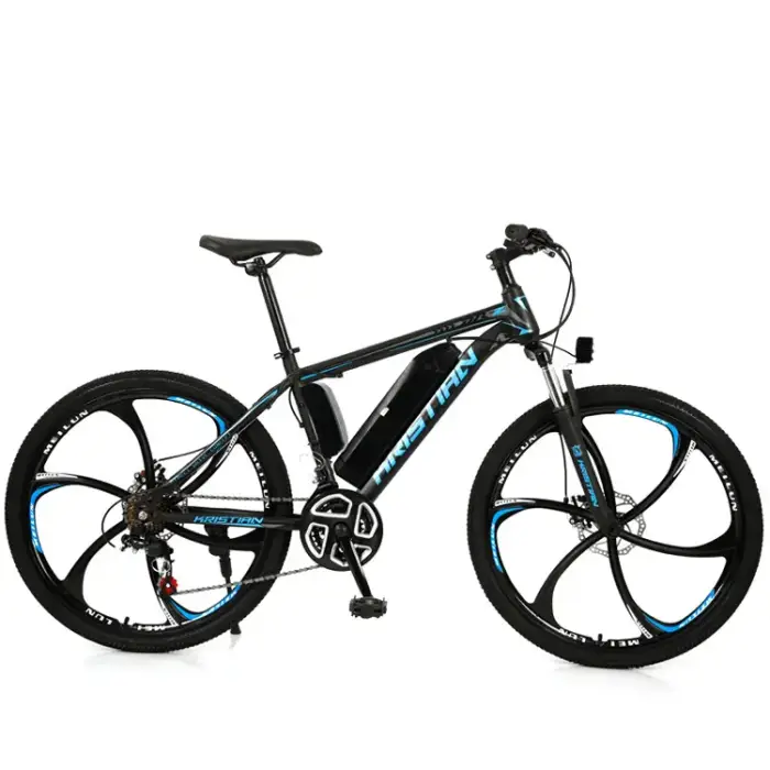 Factory Wholesale Electric Bicycle Adult Electric City Bike Lead-acid Battery Two-wheeled Mountain Bike — image 4