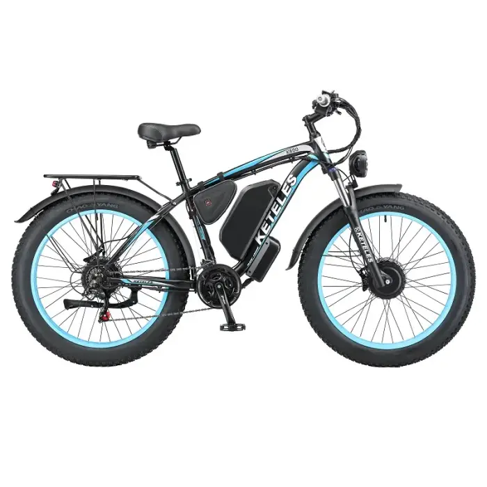 250W Rear Hub Motor Disc Brake Lithium Battery Aluminum Alloy Fat Tire Electric Mountain Bike 60 km Range Sale — image 2
