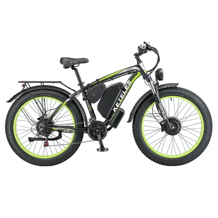 250W Rear Hub Motor Disc Brake Lithium Battery Aluminum Alloy Fat Tire Electric Mountain Bike 60 km Range Sale — image 3