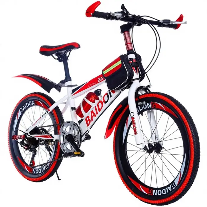 Unisex High-Speed 20/22 Inch Sports Bike Comfortable Saddle Disc Brake Male Female Children's Mountain Bike Steel Fork Material — image 6