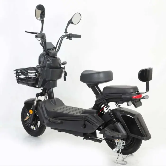 2026 New 500W Electric Bicycle KuStation 48V 12A/20A Lead-acid Battery 40km/h High Speed City E-bike 14inch Adult Electric Bike — image 2