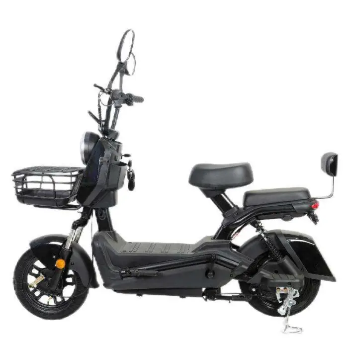 2026 New 500W Electric Bicycle KuStation 48V 12A/20A Lead-acid Battery 40km/h High Speed City E-bike 14inch Adult Electric Bike — image 4