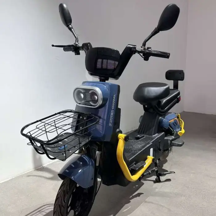 500W Brushless Two-Wheel Electric E-Bike 48V Leisure Bike with Disc Brake and Shock Absorption for Adults — image 3