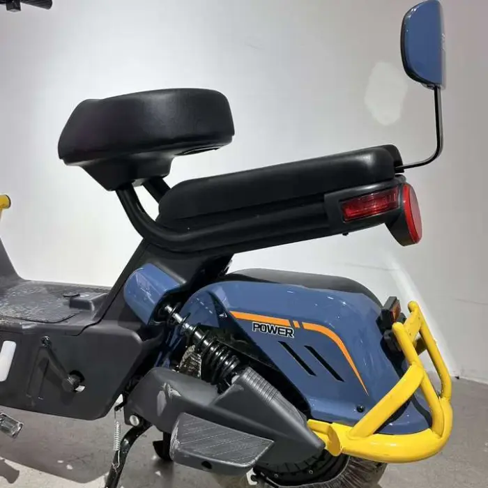 500W Brushless Two-Wheel Electric E-Bike 48V Leisure Bike with Disc Brake and Shock Absorption for Adults — image 4