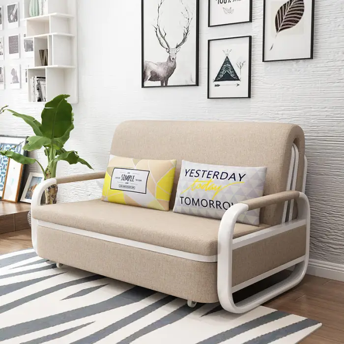 Modern Sofa Set Furniture Living Room Folding Sofa Bed with Storage Multi-functional Bed — image 4