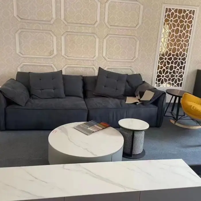 Factory Wholesale Cheap Modern Nordic Sofas for Home Luxury Sofa Set Furniture Living Room — image 6