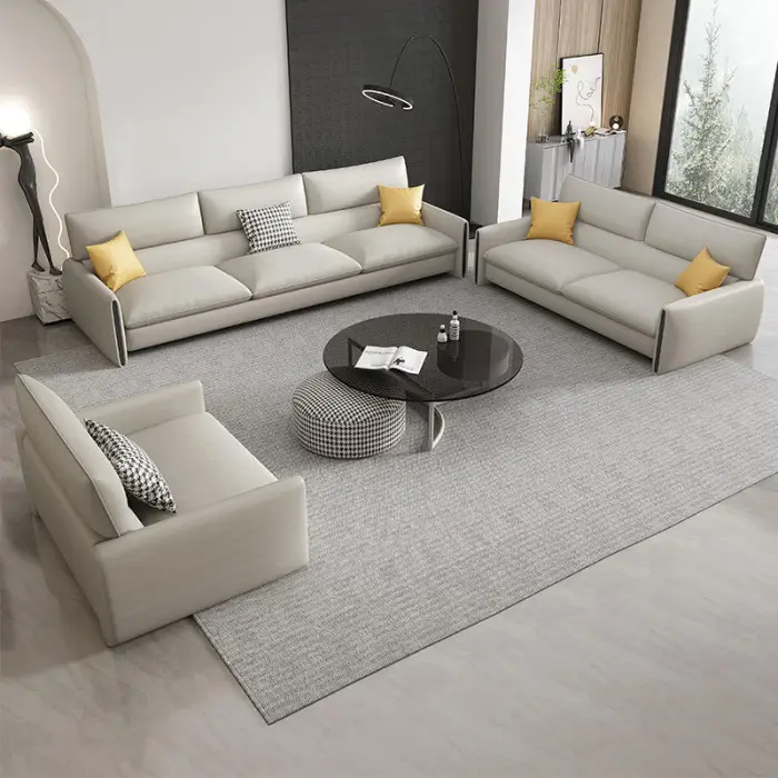 Factory Directly Sale Sofa Simple Modern Living Room Small Apartment Minimalist Nordic Sofa — image 6