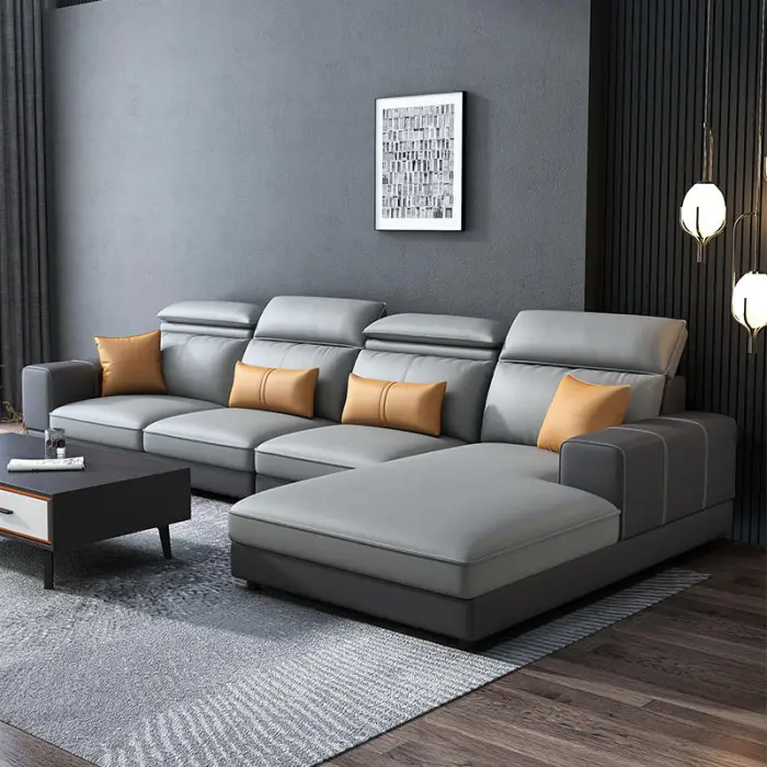Popular Couch Living Room Sofas for Home Luxury Sectional Couch Set Modern Living Room Furniture Sofa Set — image 3